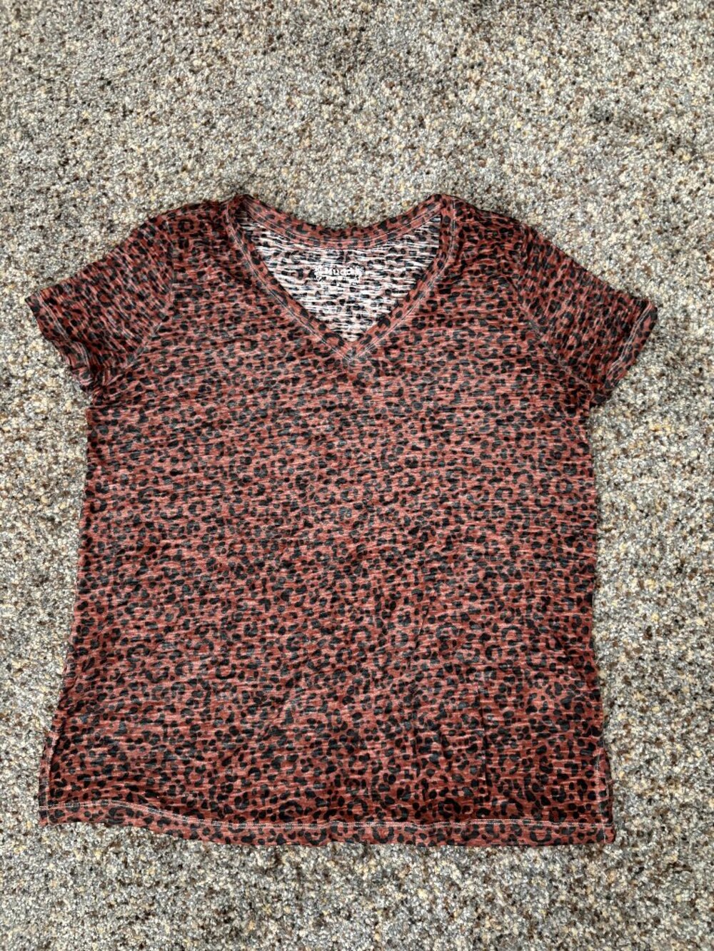 Mudd Short Sleeve Animal Print Roadtrip Tee Size M
